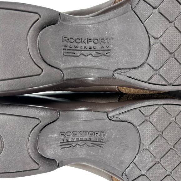 Rockport DMX Brown Suede Leather Women 10 M Waterproof Hydro-shield Shoes Slide - Picture 6 of 8